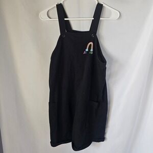 Target Pride Be Kind Rainbow Shortall Overalls XL 14 Black Casual Graphic Romper